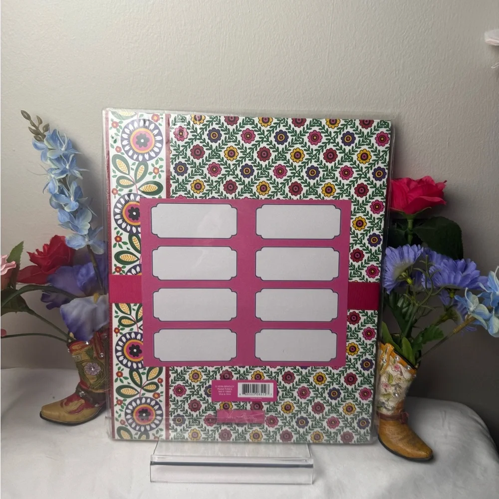 NWT Vera Bradley Viva La Vera Pocket Folders Retired Pattern